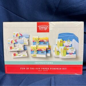 Stampin Up Paper Pumpkin Refill Kit July 2023”Fun in the Sun”